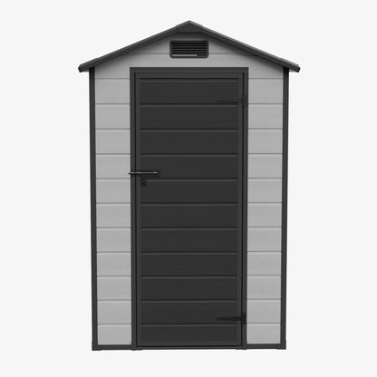 4x6 FT Outdoor Garden Plastic Storage Shed