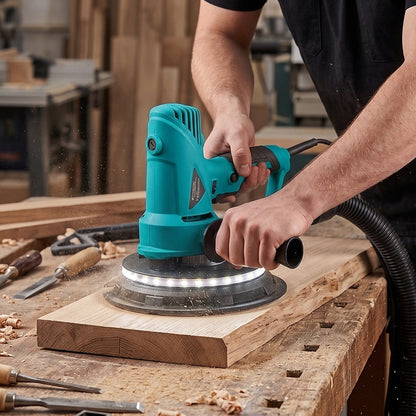 710W Electric Drywall Sander with Vacuum Dust Collection