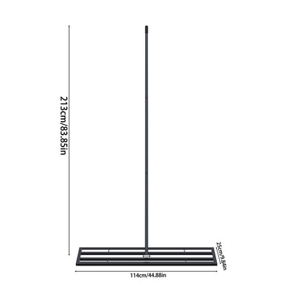 Garden Lawn Levelling Rake with Serrated Design