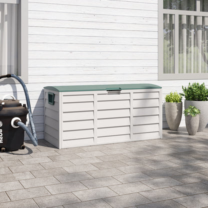 290L Green Top Outdoor Storage Box with Ventilation