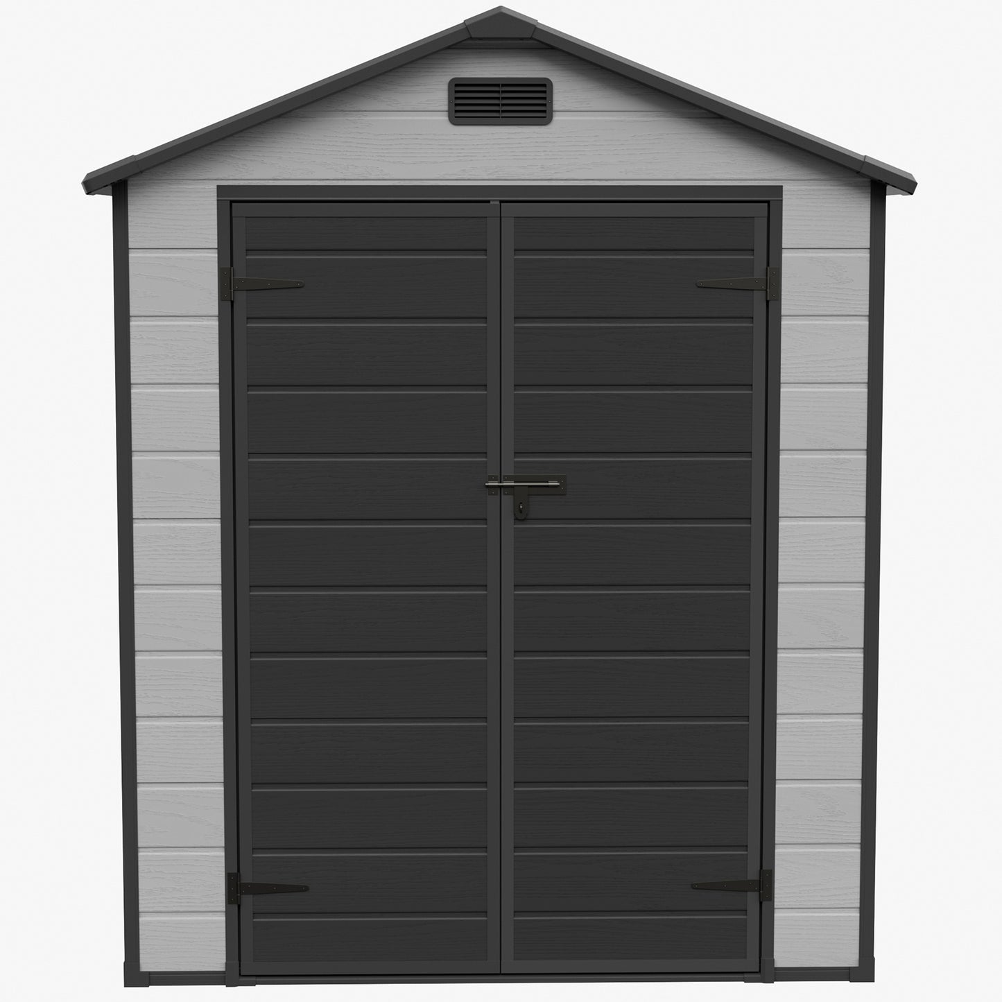 6x8 FT Plastic Outdoor Garden Storage Shed