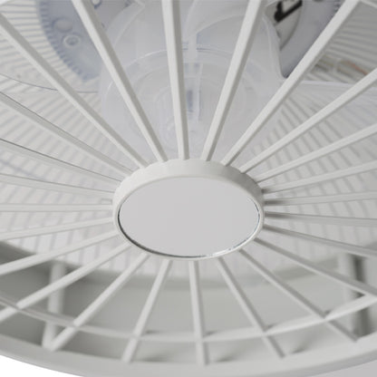 Round Acrylic LED Ceiling Light Fan with Remote Control