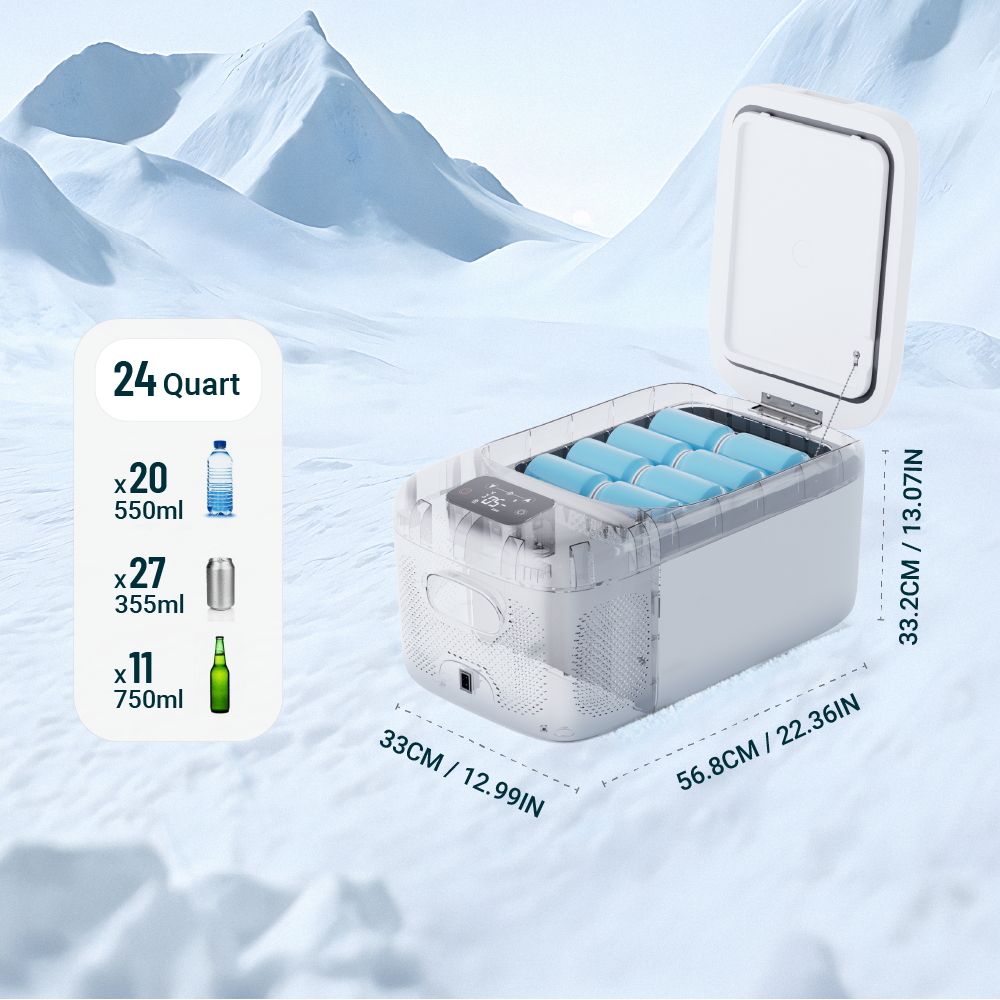 23L Compressor Car Refrigerator with Display