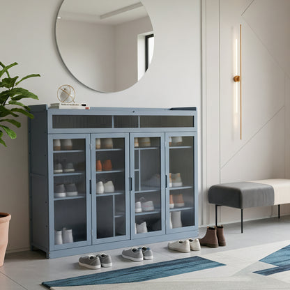 Shoe Storage Cabinet with Folding Doors