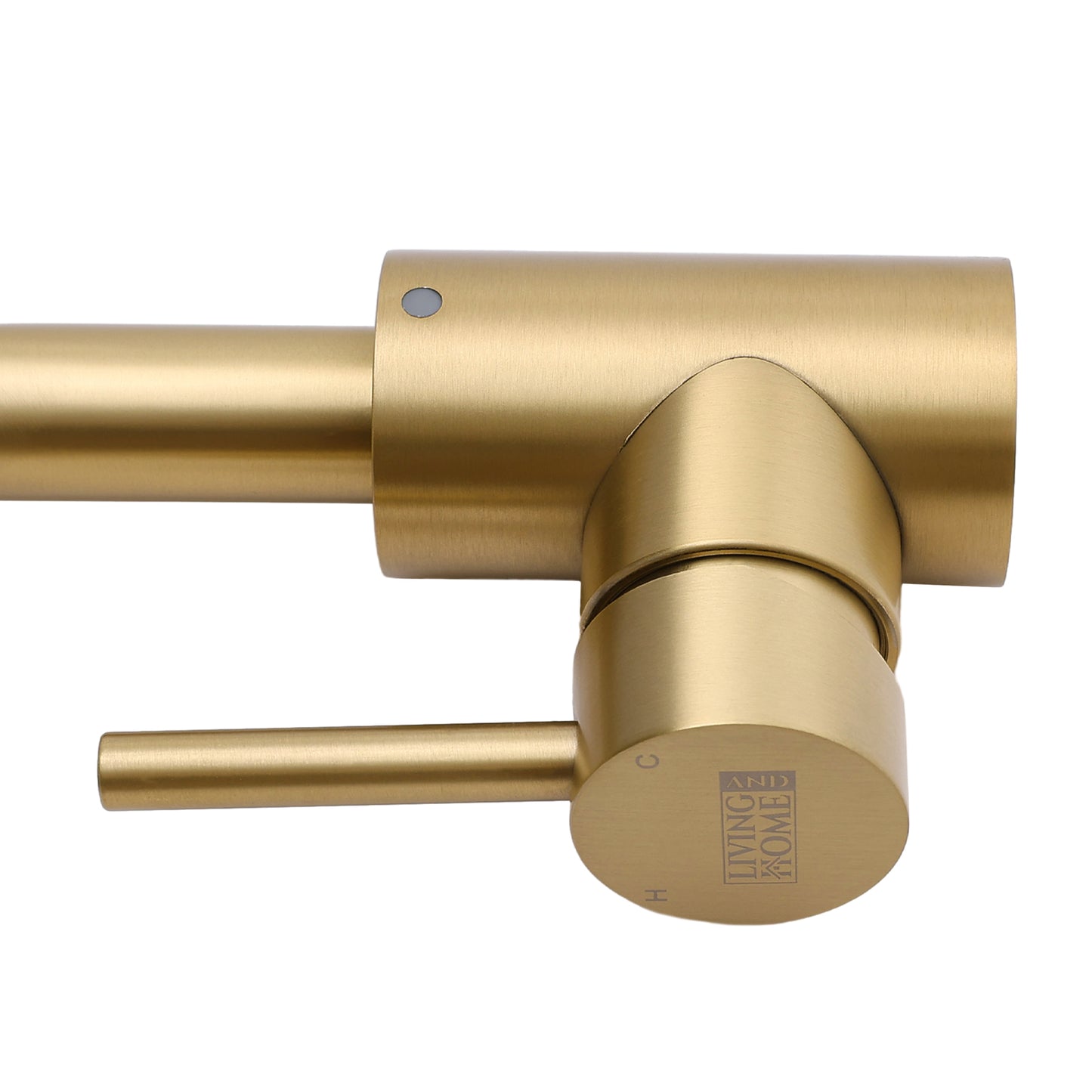 Gold Arc Single-Handle Faucet with Swivel Spout