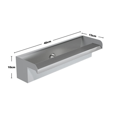 40cm Back Entry Stainless Steel Water Blade