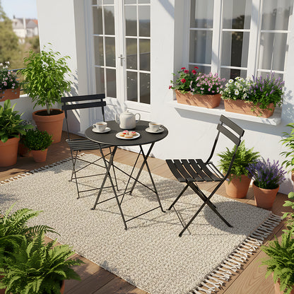 3-Piece Outdoor Folding Bistro Set