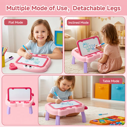 Double-Sided Cartoon Magnetic Drawing Board for Kids