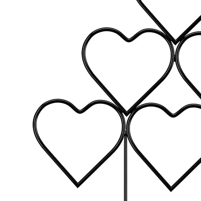 3Pcs Heart-Shaped Stackable Plant Climbing Trellises