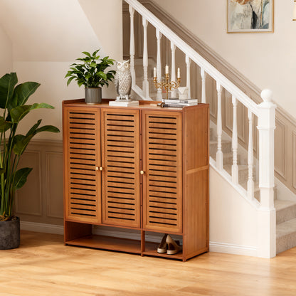 Shoe Storage Cabinet with 3 Doors
