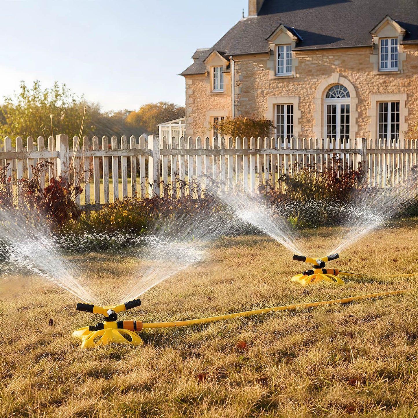 Garden Sprinkler System Kit with Water Hose