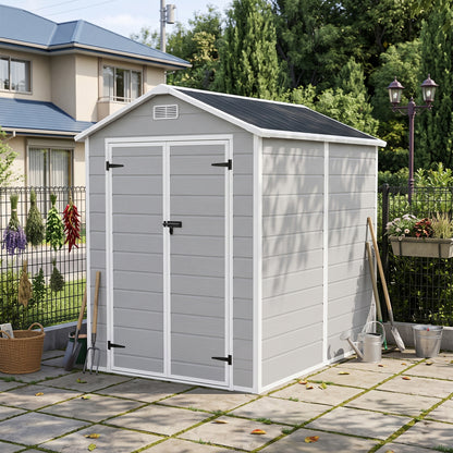 6x8 FT Outdoor Garden Plastic Storage Shed