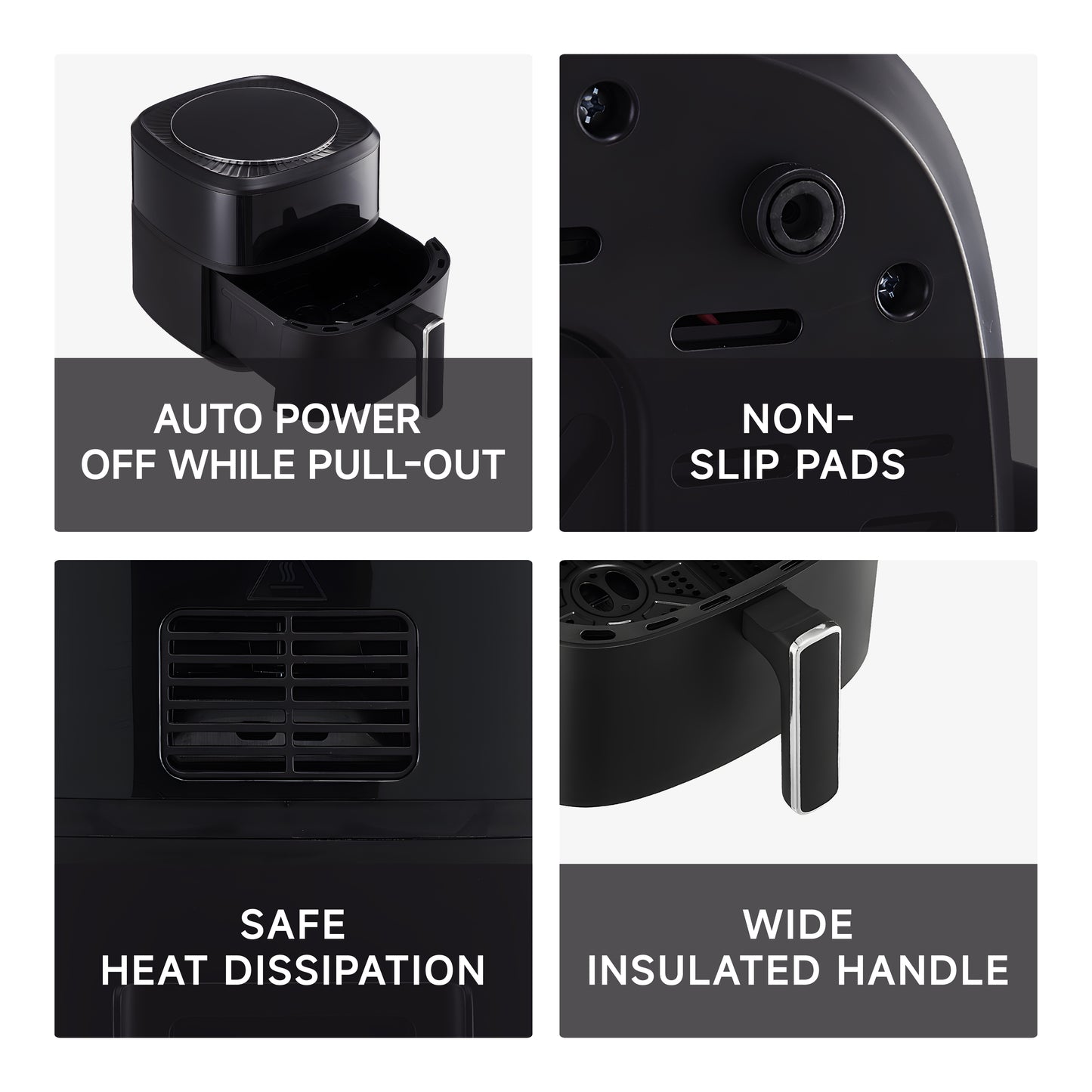 6L Air Fryer with Smart Touch Display