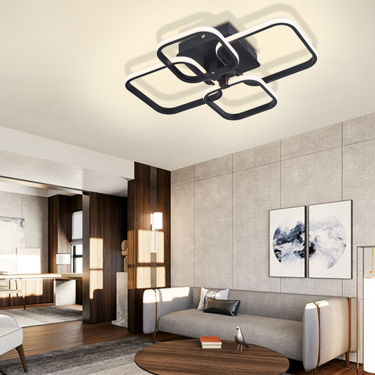 Contemporary LED Energy-efficient Semi Flush Ceiling Light