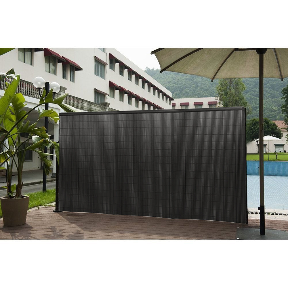 Dark Grey Garden Fence Outdoor Privacy Screen