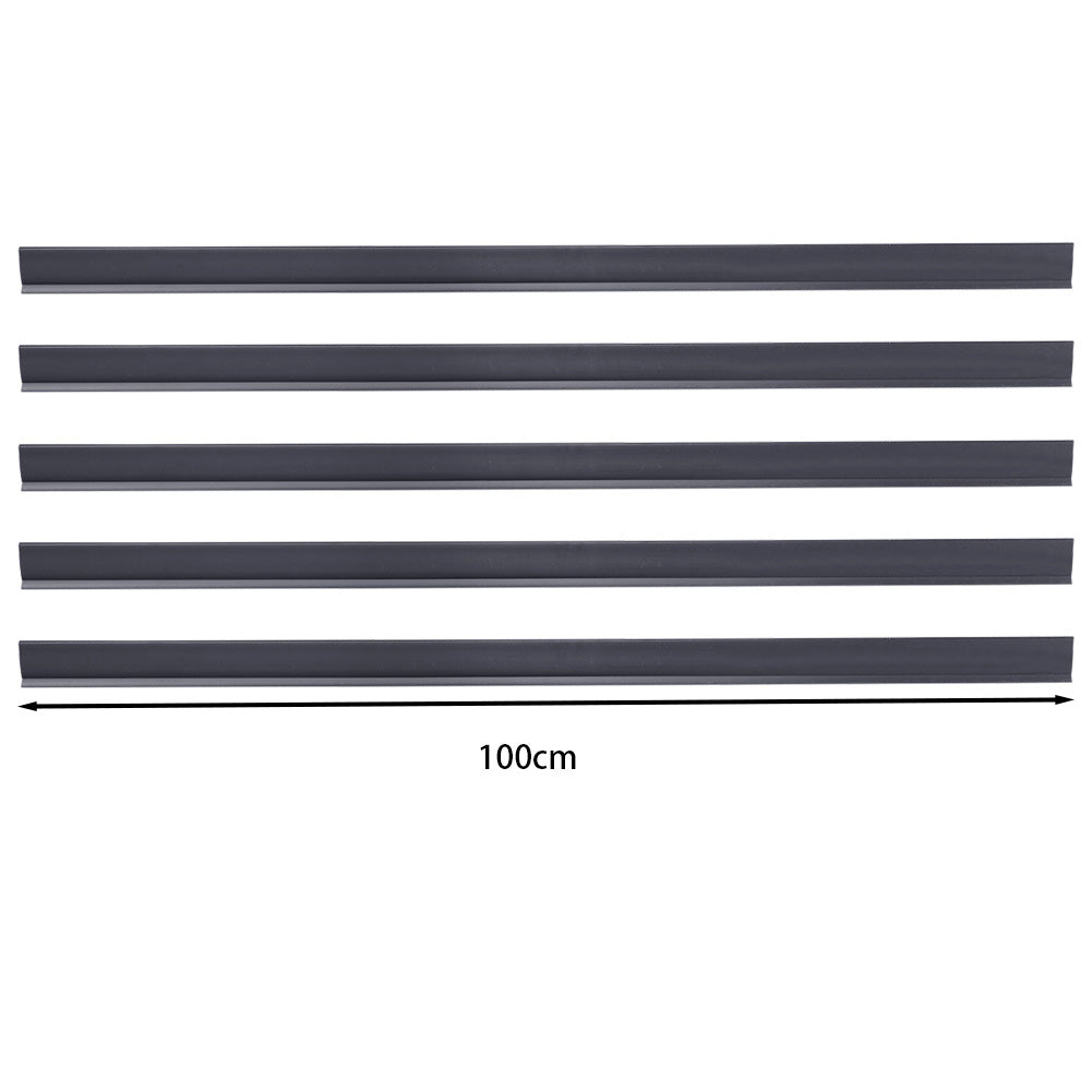 Screening Strips PVC Fence Clamp Rails Double Side Privacy Panel Roll Fixing Clips