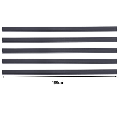 Garden Screening Strips PVC Fence Clamp Rails Double Side Privacy Panel Roll Fixing Clips