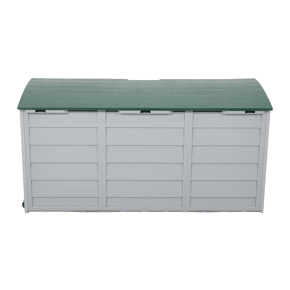 290L Green Top Outdoor Storage Box with Ventilation