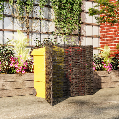 Trash Can Fence Wicker Privacy Fence