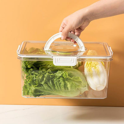 Fridge Storage Container with Three Compartments