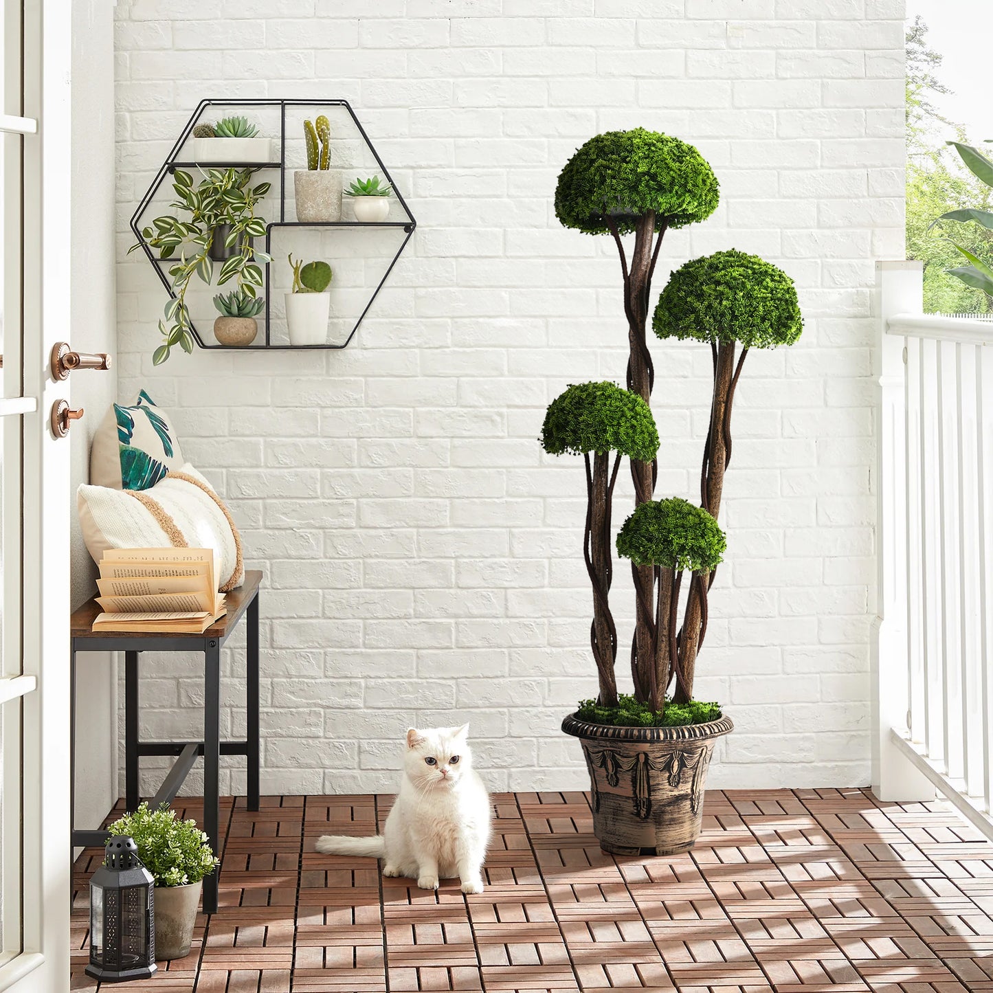 Artificial Topiary Tree with UV Protected PE Leaves