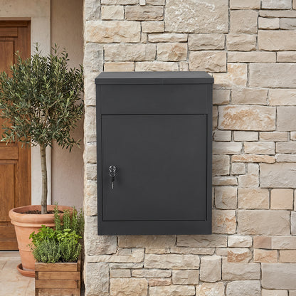 Lockable Galvanised Steel Parcel Drop Box