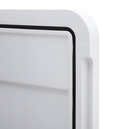 16L Dual-Use Mini Refrigerator with Glass Door