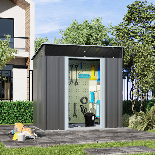 Galvanized Steel Acrylic Storage Shed