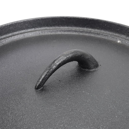 4.5L Cast Iron Camp Dutch Oven with Lid