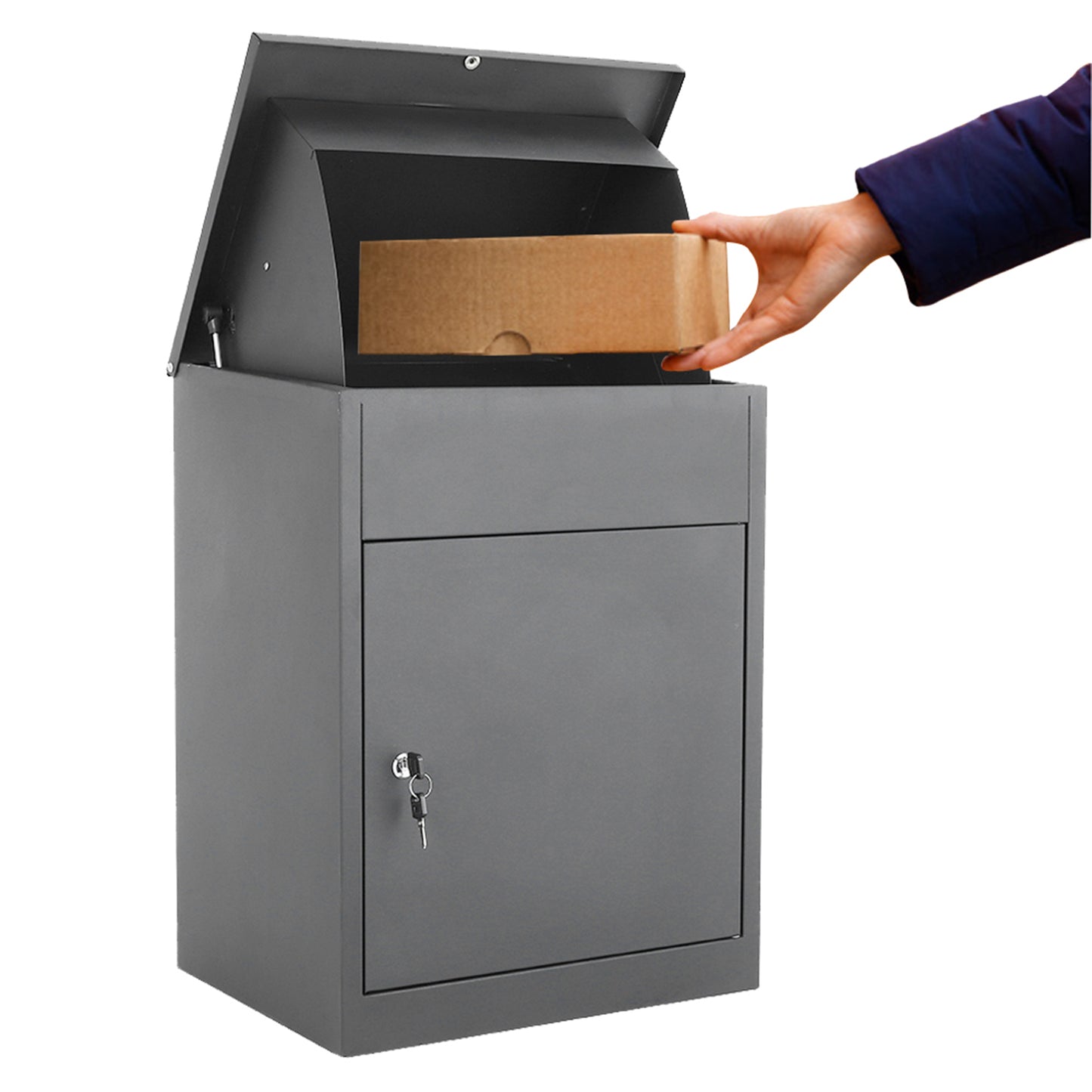Lockable Galvanised Steel Parcel Drop Box