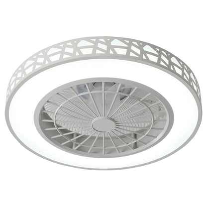 Round Acrylic LED Ceiling Light Fan with Remote Control
