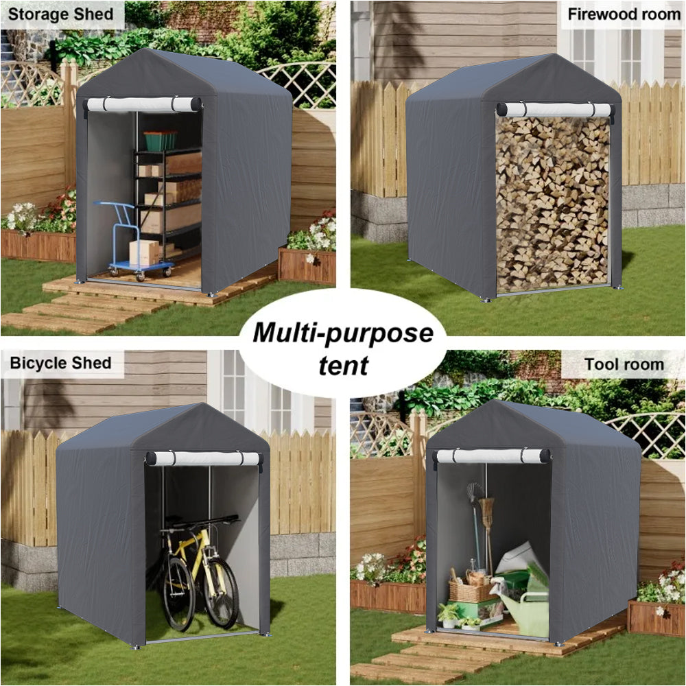3x5FT Versatile Outdoor Storage Shed