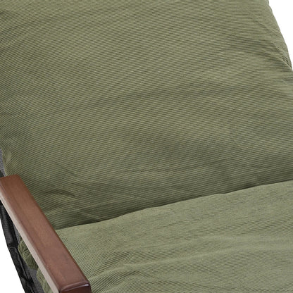Green Rocking Chair with Cushion