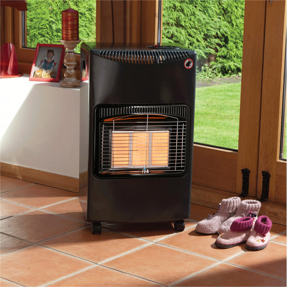 Ceramic Gas Heater with Wheels for Indoor and Outdoor