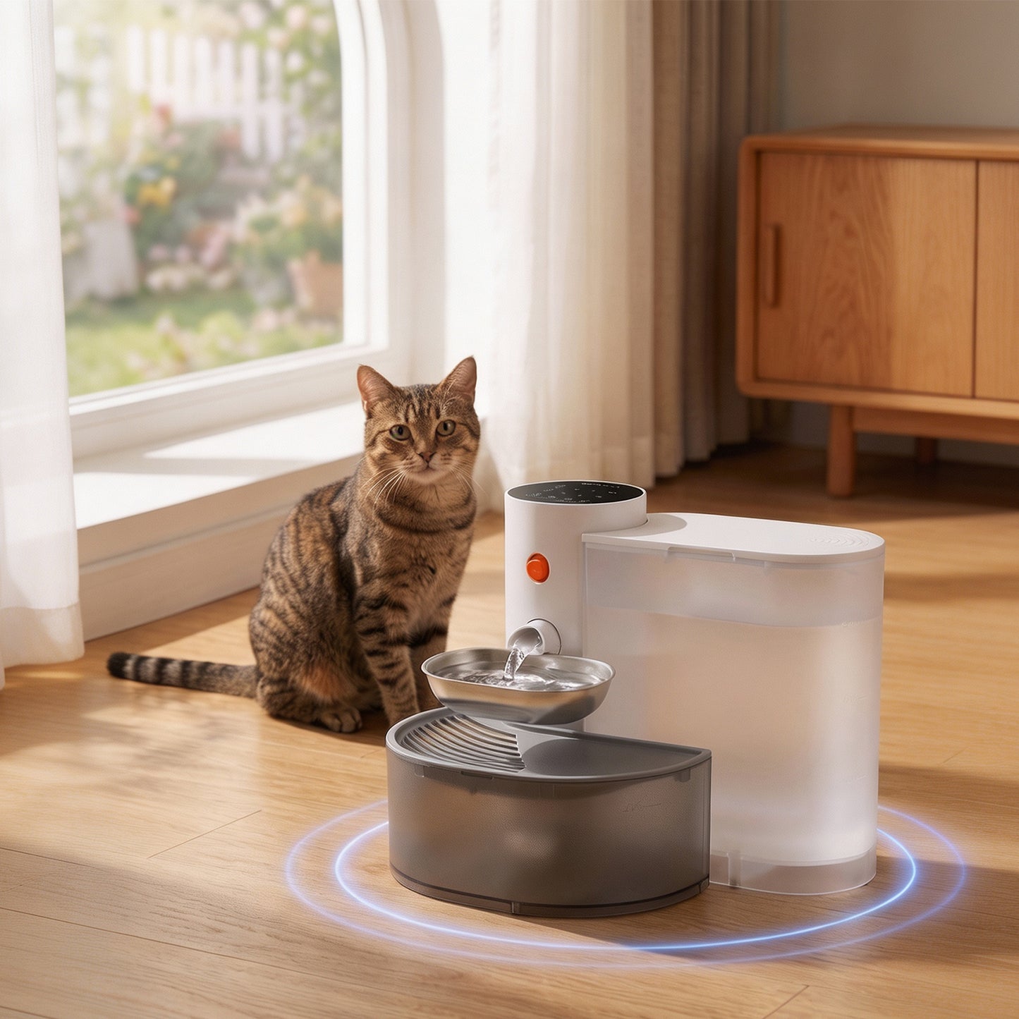 3L Rechargeable Smart Self-Refill Pet Water Fountain