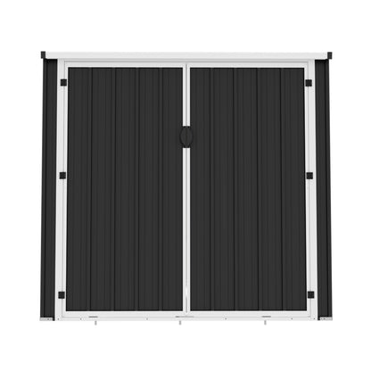 Outdoor Metal Storage Shed For 3 Bicycles