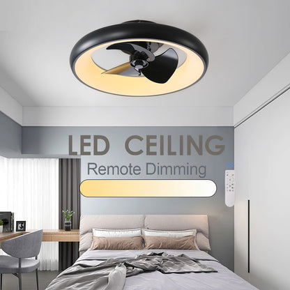 22-Inch Modern Ceiling Fan Light with Remote Control