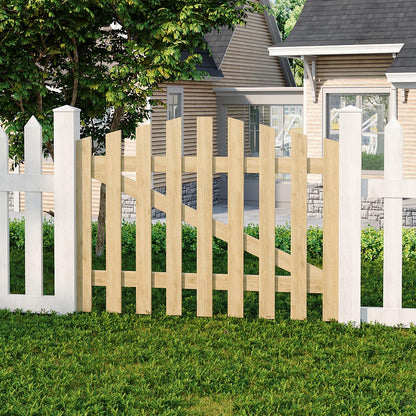 120x90cm Outdoor Wooden Garden Gate Fence Door