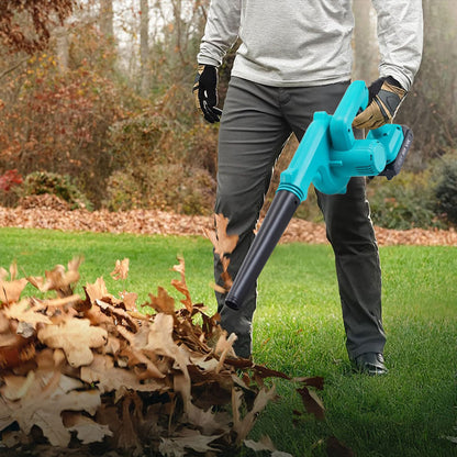 21V Cordless Handheld Leaf Blower and Vacuum with Battery and Charger
