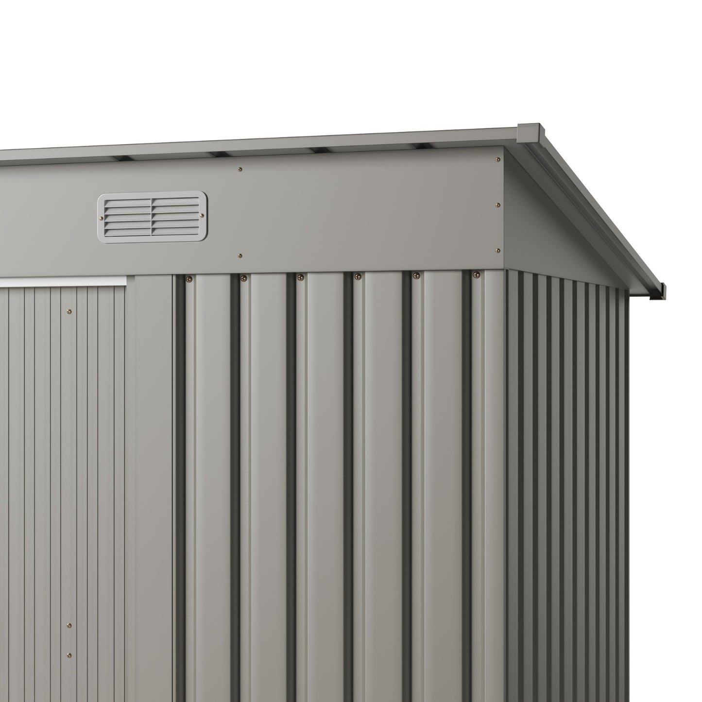 4x8FT Metal Garden Storage Shed