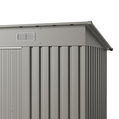 4x8FT Metal Garden Storage Shed
