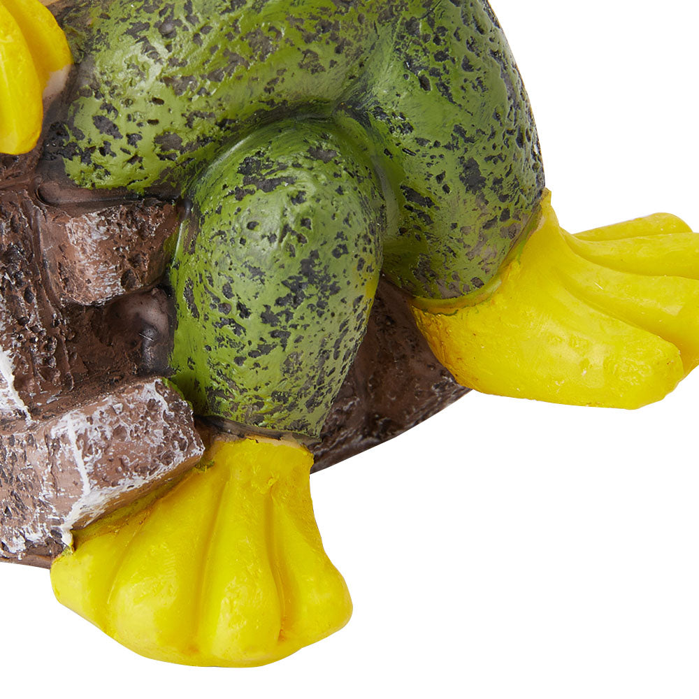 Frog Prince Figurine Resin Tabletop Ornament
