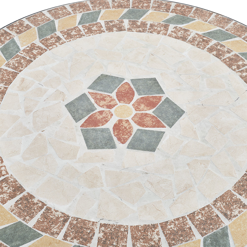 3-Piece Mosaic Garden Dining Set