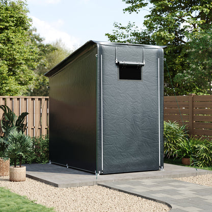 Outdoor Garden Storage Shelter with Roll-Up Zipper Door