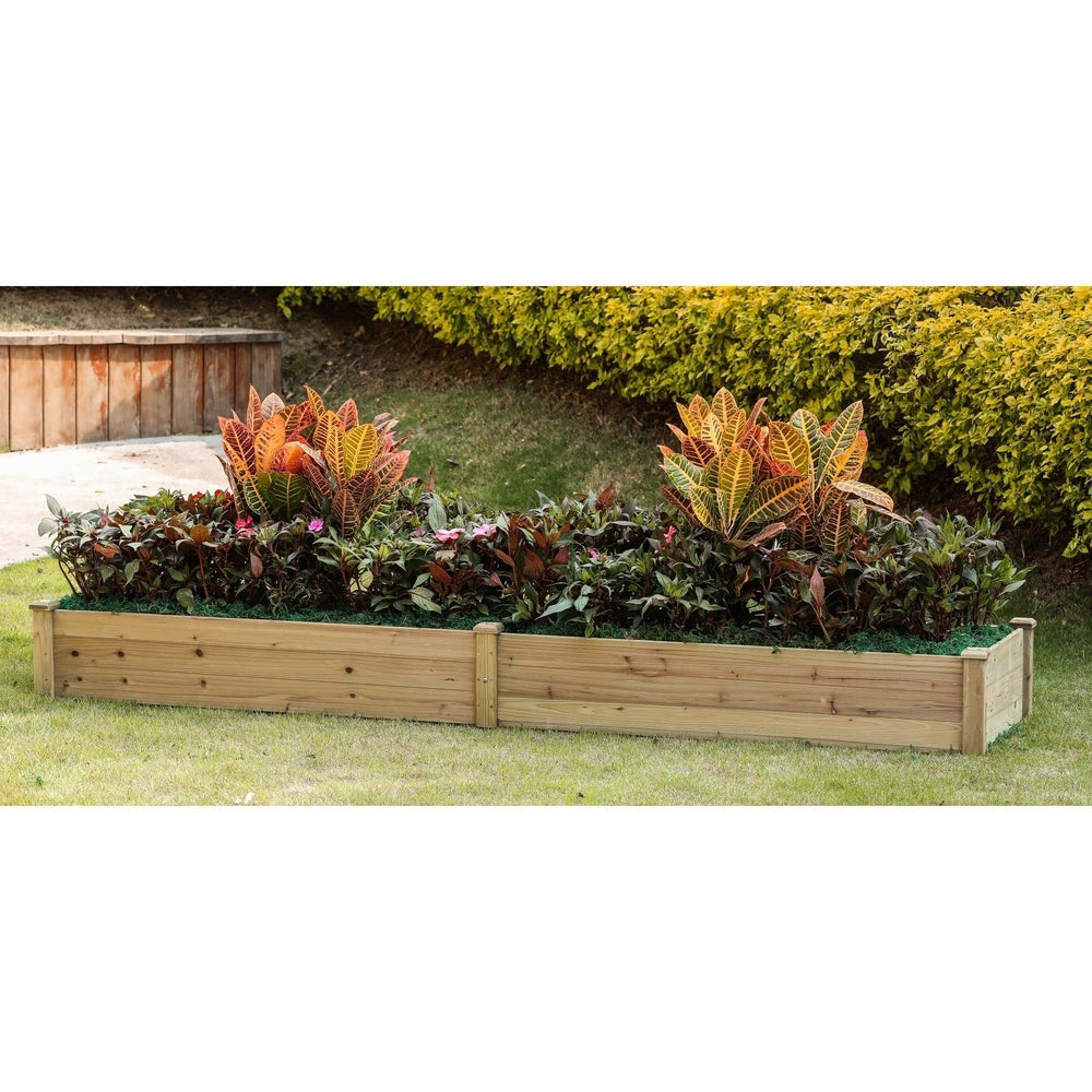 Wooden Outdoor Raised Garden Bed