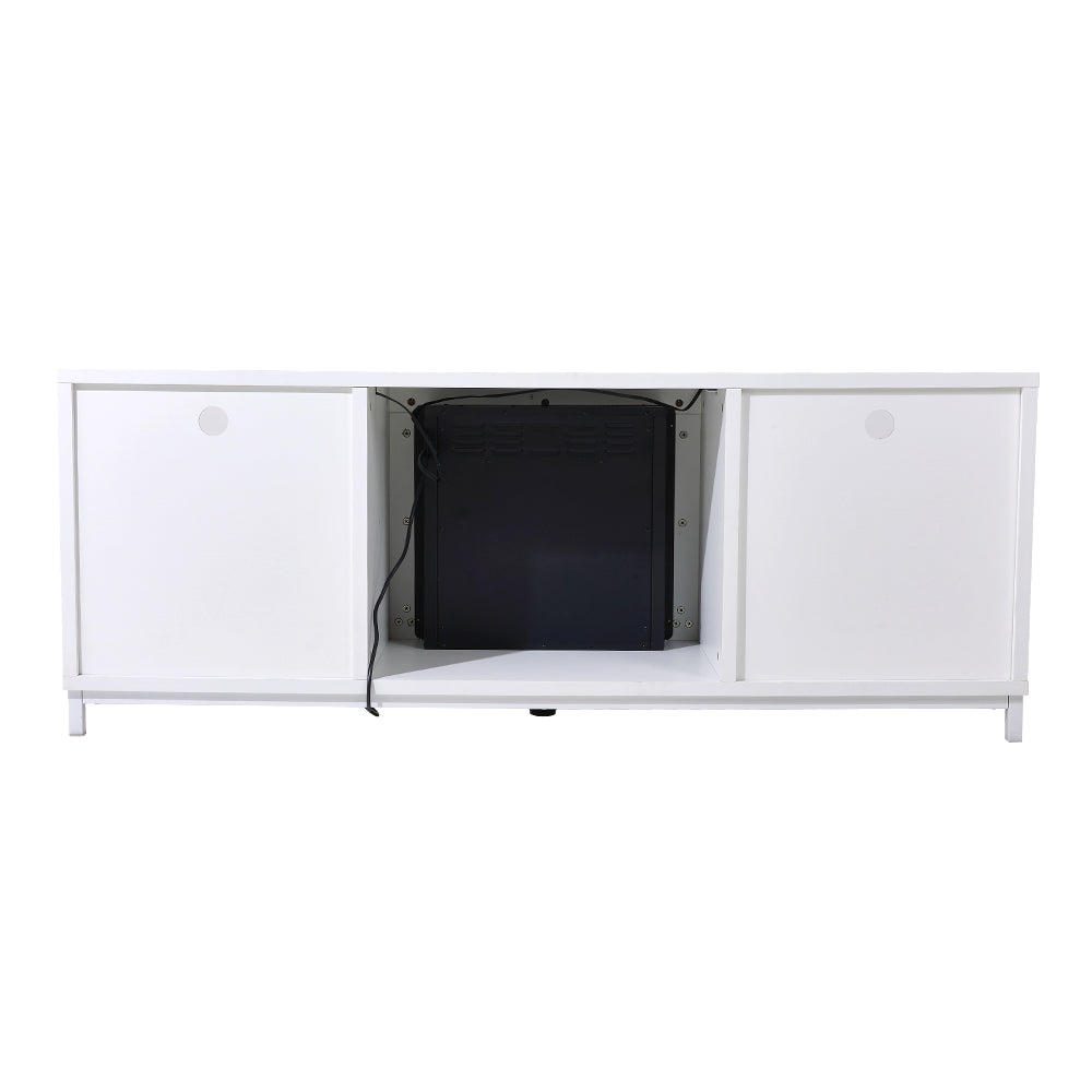 Freestanding TV Stand Entertainment Center with 18 Fireplace