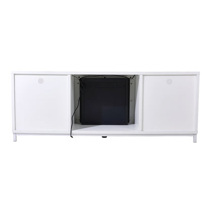 Freestanding TV Stand Entertainment Center with 18 Fireplace