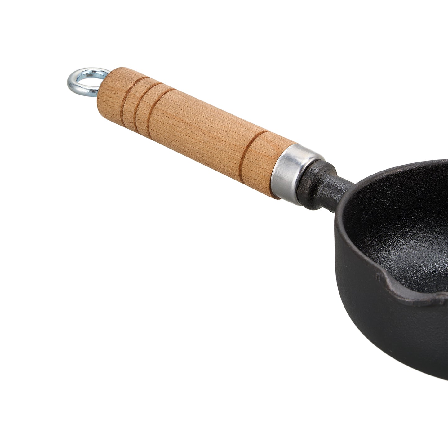 Frying Pan with Wooden Handle