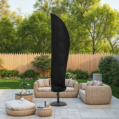 Outdoor Waterproof Banana Umbrella Parasol Cover