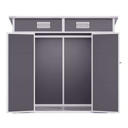 6x4FT Outdoor Plastic Garden Storage Shed